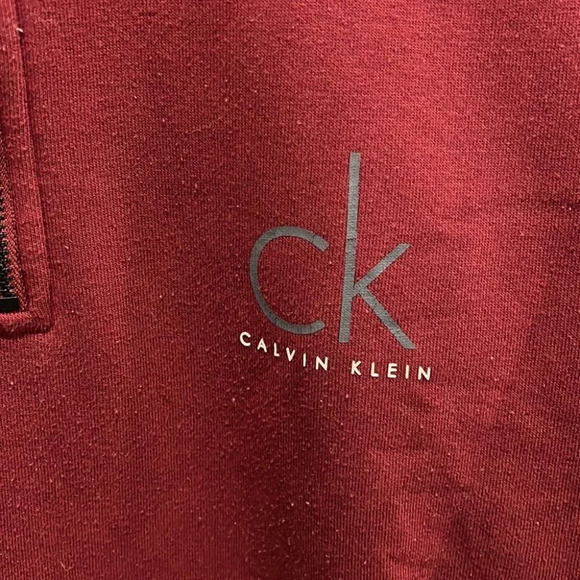 Calvin Klein 1/4 zip long sleeve sweater size large - Picture 5 of 11
